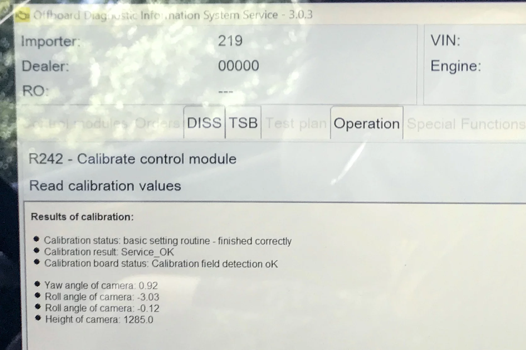 Второе значение на самом деле pitch, угол тангажа.