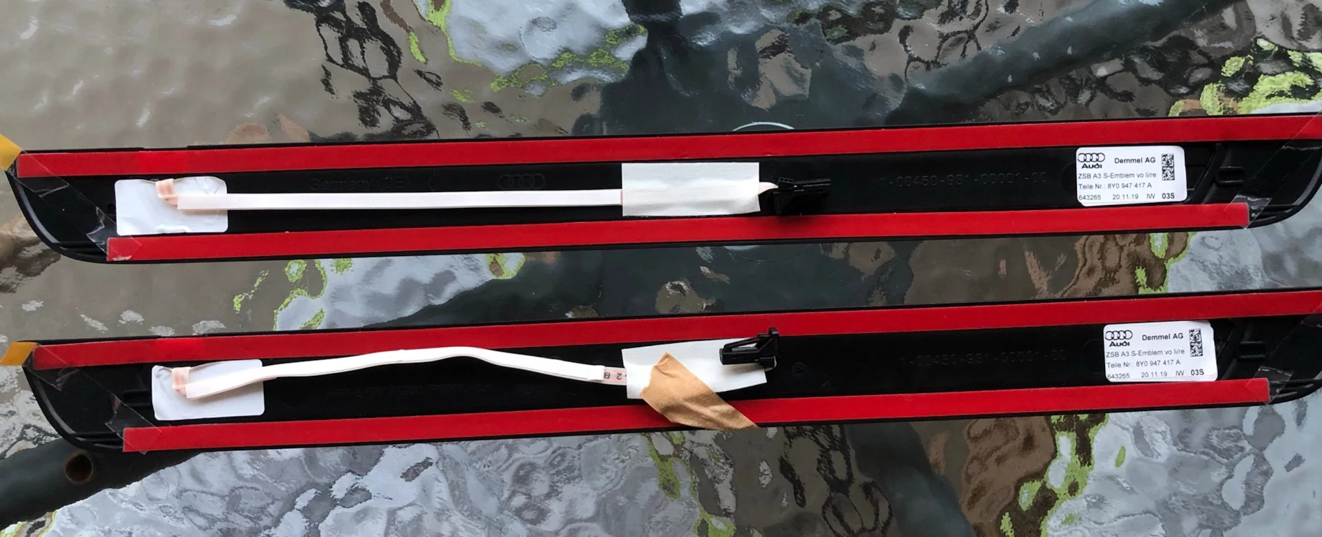 Brand new parts with factory stickers. Date of production: 2019.11.20