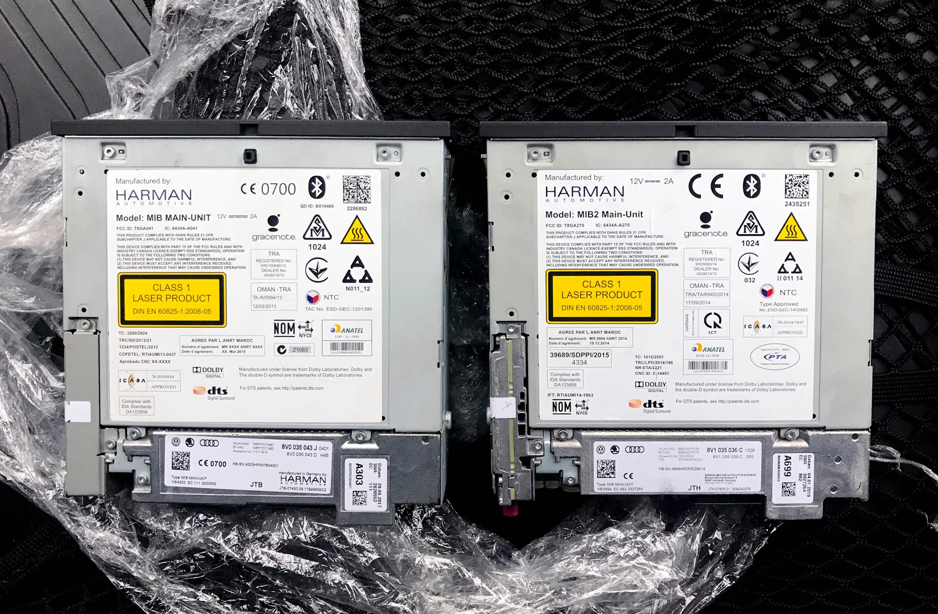 Старый MIB1 High и новый MIB2 High+SIM